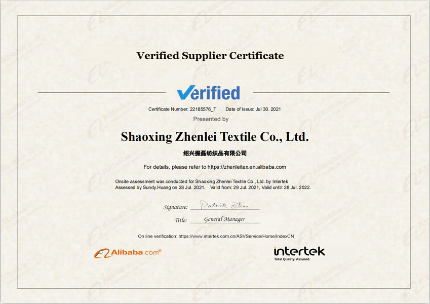 China Shaoxing Zhenlei Textile Co., Ltd. Perfil de la compañía