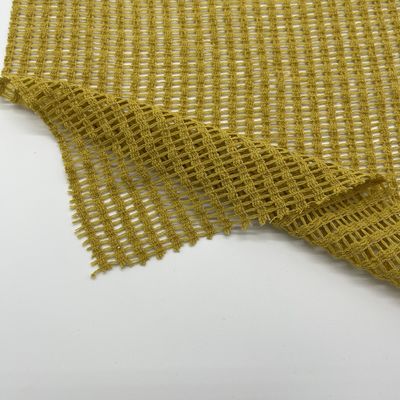Eco-Friendly Knitted Jacquard Hollow mesh Fabric Made with 196%Polyester 4%Spandex 145cm 165gsm F02-070